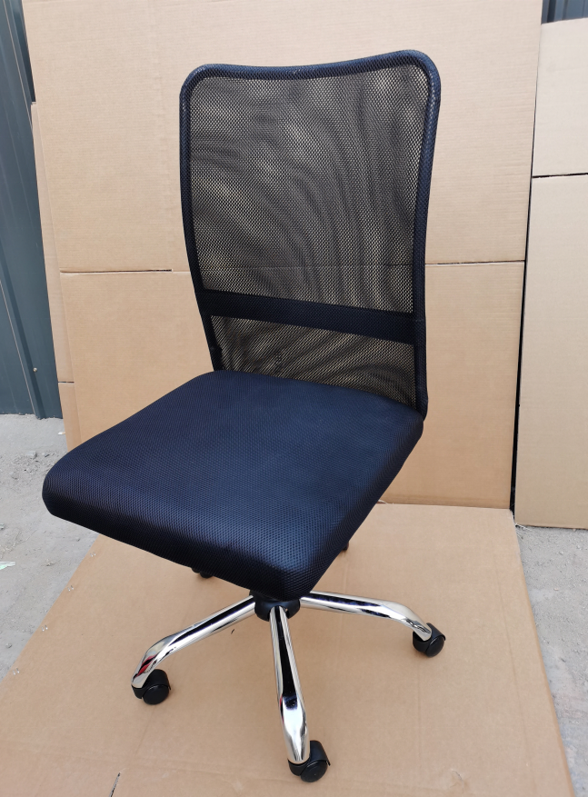 Wholesale Cheap Price Hot Sale Model Modern Simple Armless Wheels Design Full Mesh Fabric Back Ergonomic Mesh Office Chairs