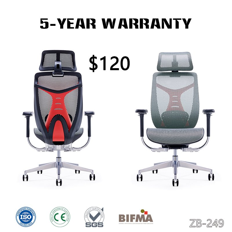 Sillas De Oficina High End School High Back Reclining Swivel Wheel Meeting Conference Gaming Computer Desk Staff Director Ergonomic Aluminum Mesh Office Chair