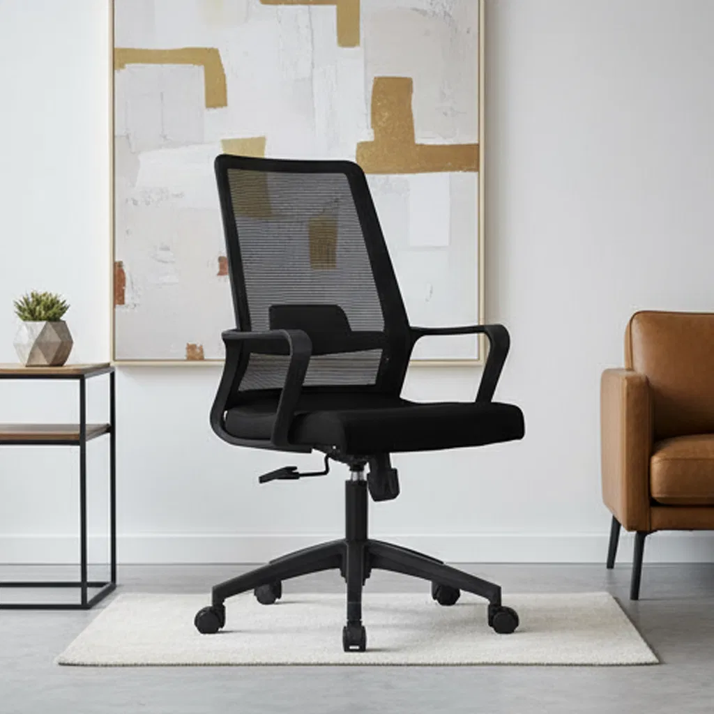 Ergonomic Mesh Task Chair with Armrests and Lumbar Support Warranty