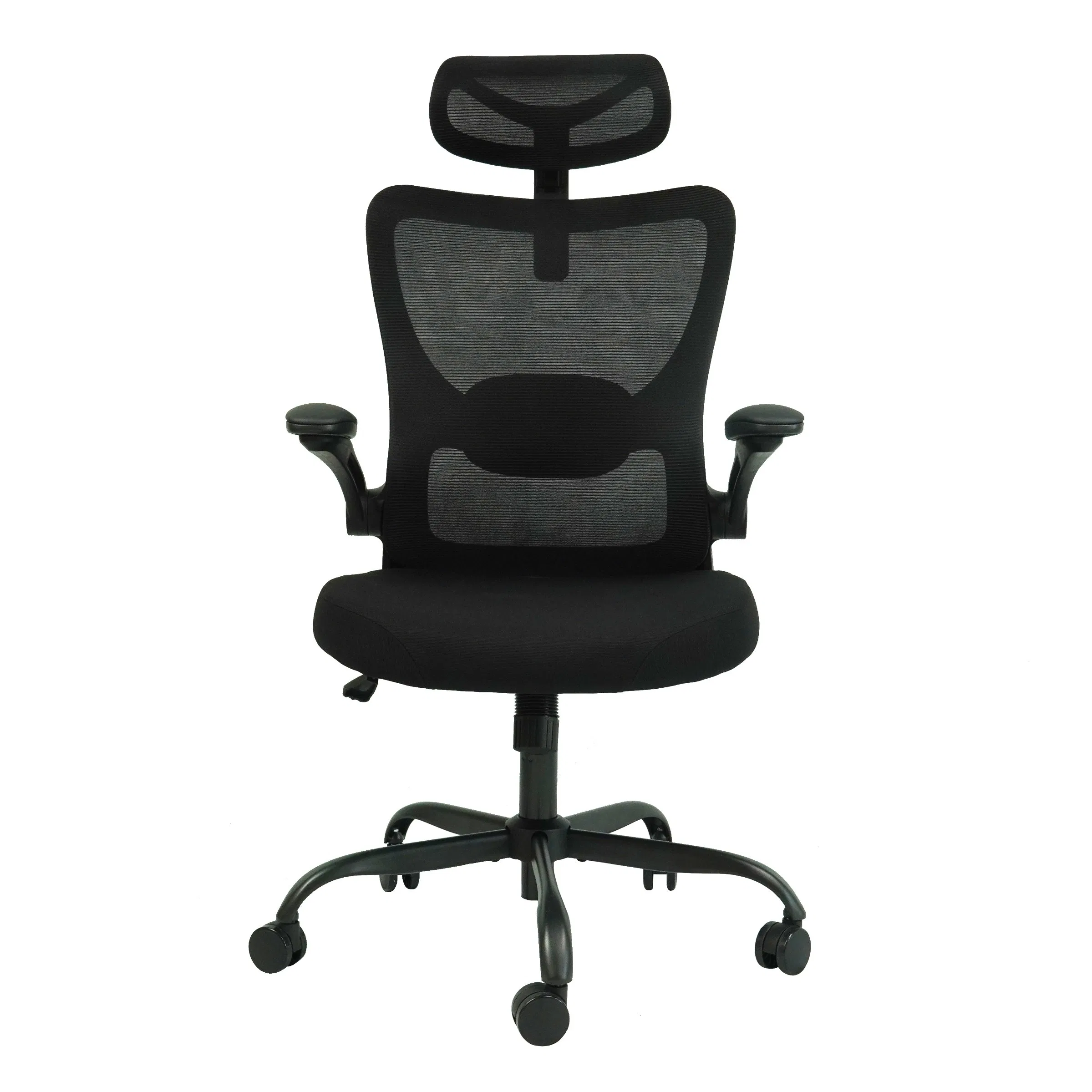 Ergonomic Breathable Mesh Gaming Computer Desk Chair with Headrest and Flip-up Arms