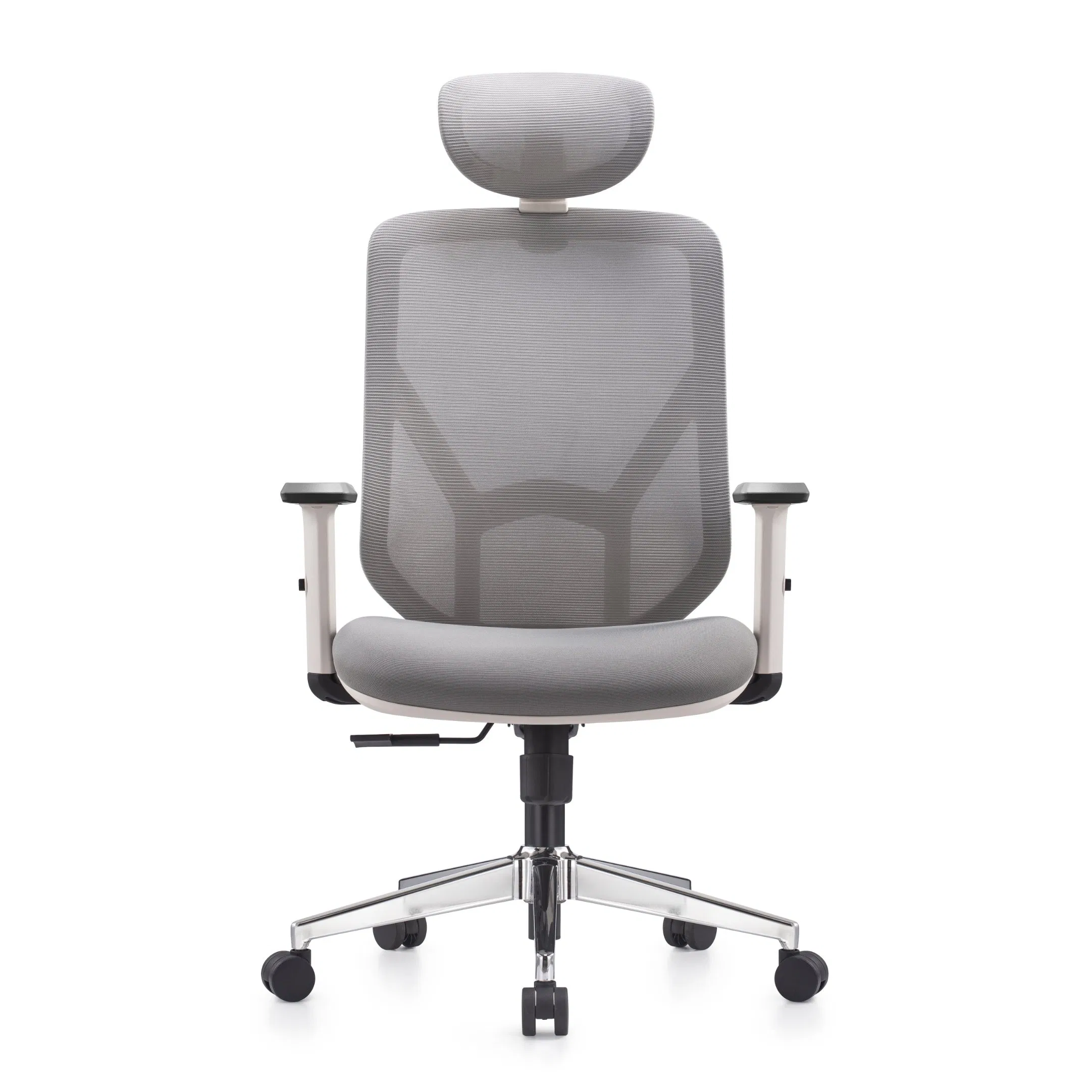 Heavy Duty High Back Home Designer Medical Clerk Office Chair Wholesale China Grey Frame MID Back Mesh Fabric Chair Office Manager Furniture