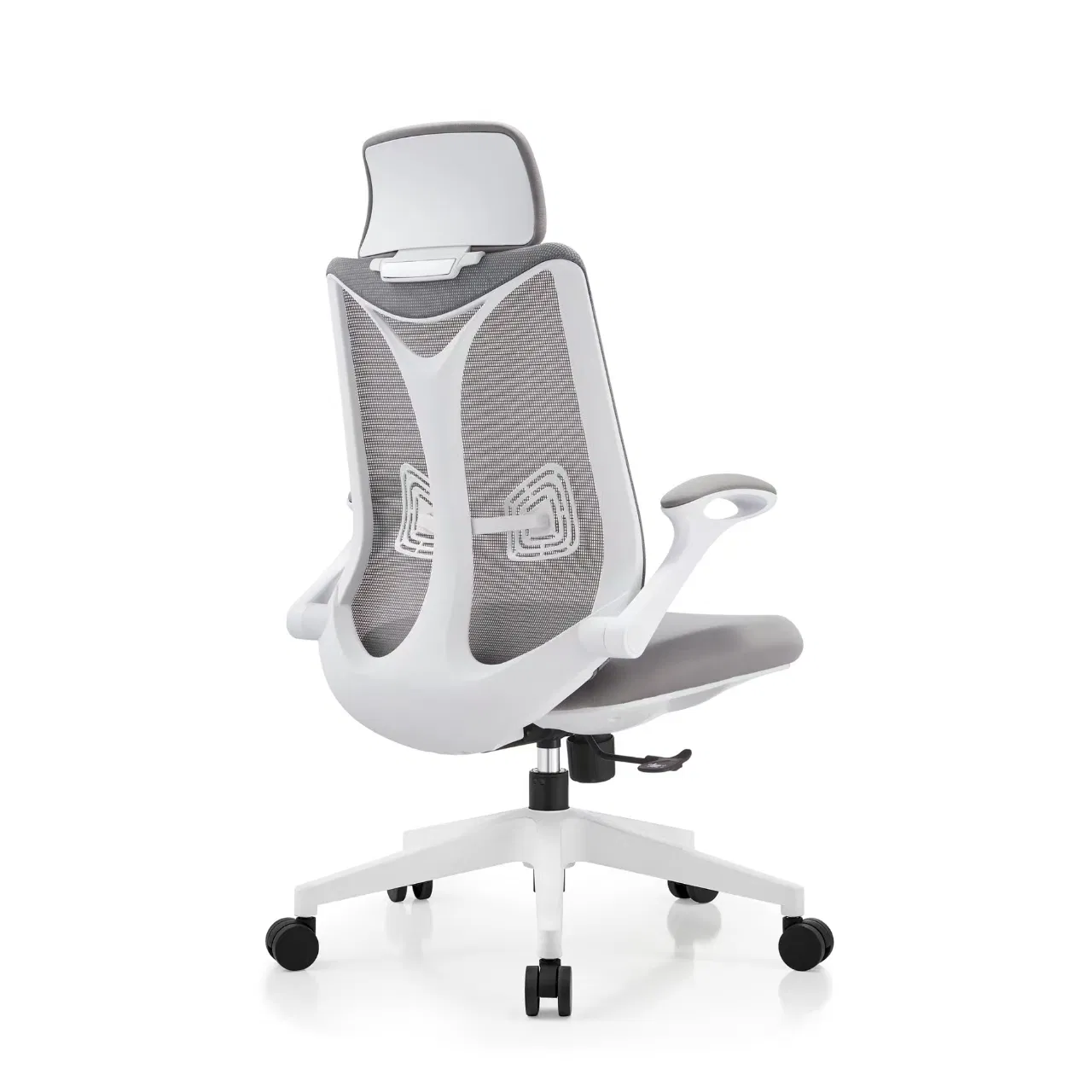 Adjustable Ergonomic Mesh Office Chair with High Back with Headrest and Breathable Cotton Seat