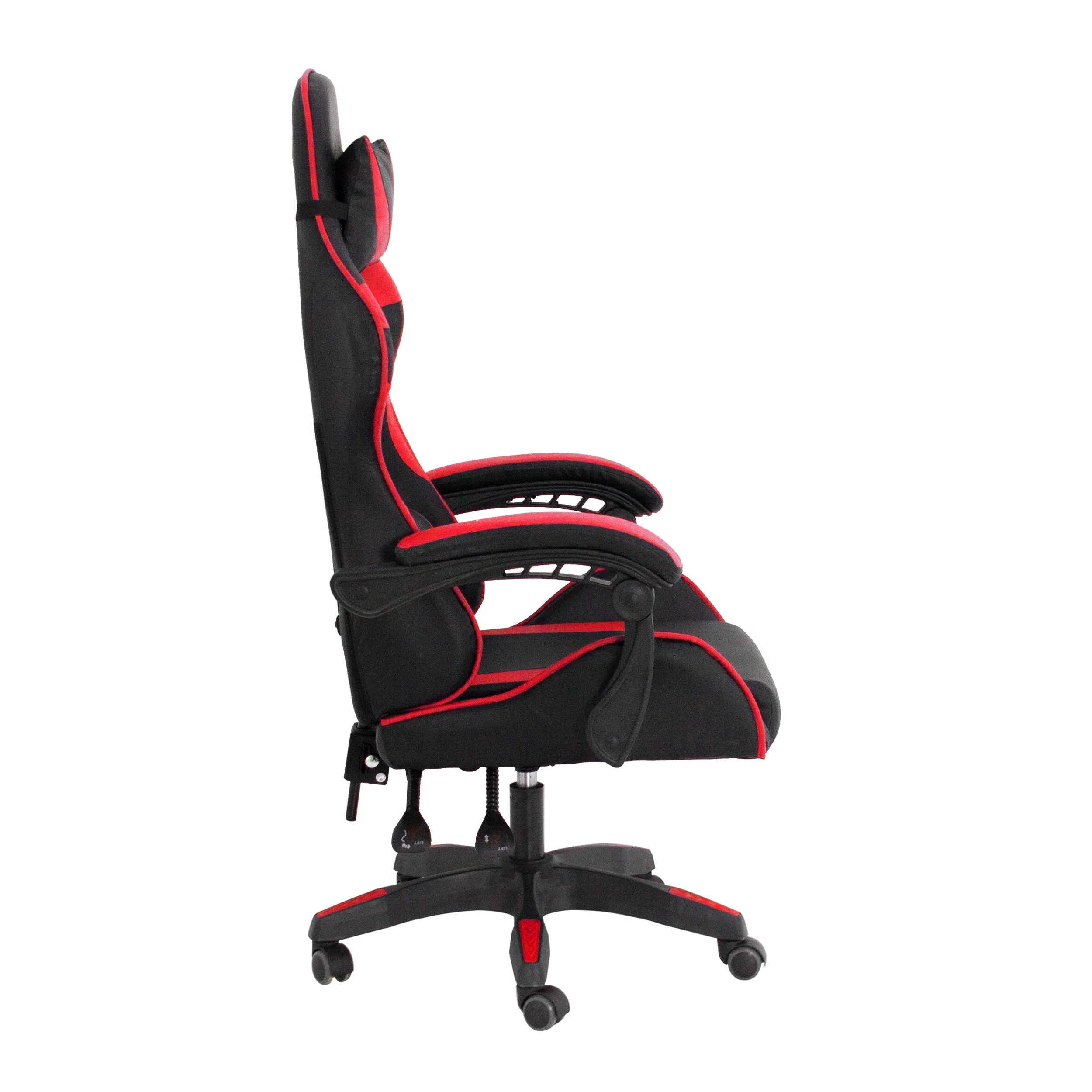 Red Ergonomic Gaming Chair with 360° Rotation and Height Adjustment