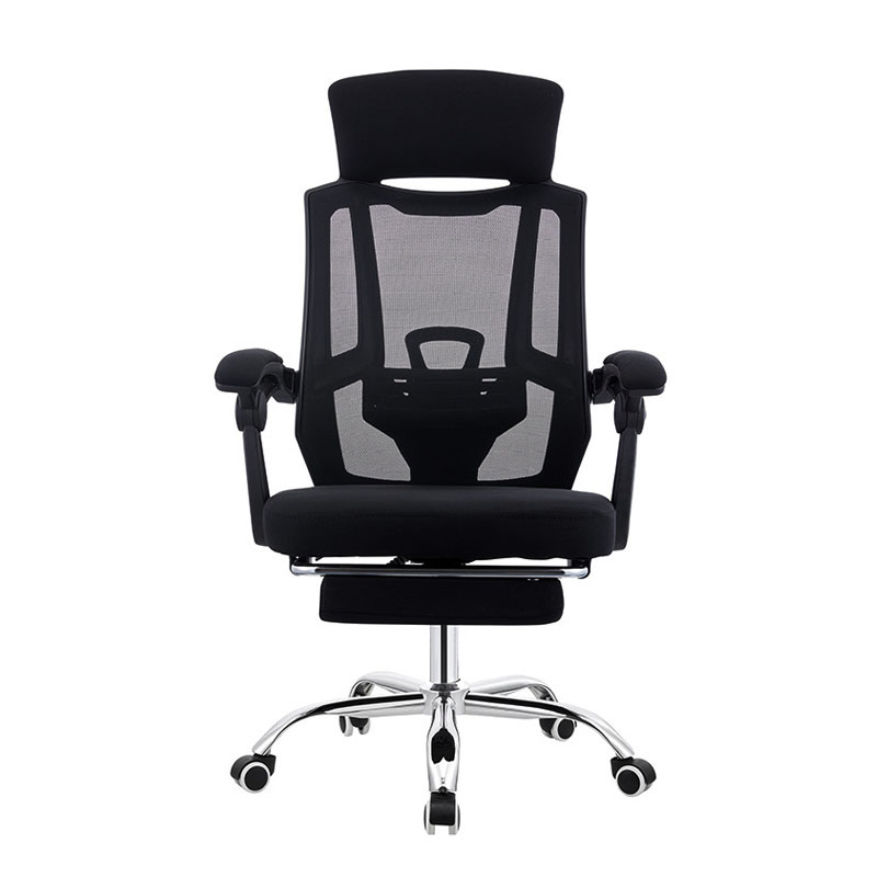 Big and Tall Reclining Adjustable-Back Office Executive Mesh Chair with Footrest