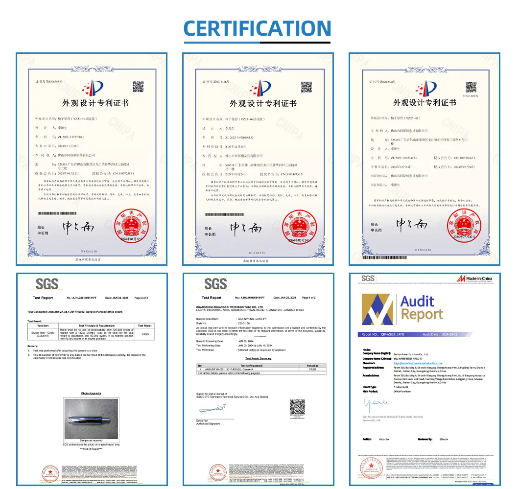 Certificates