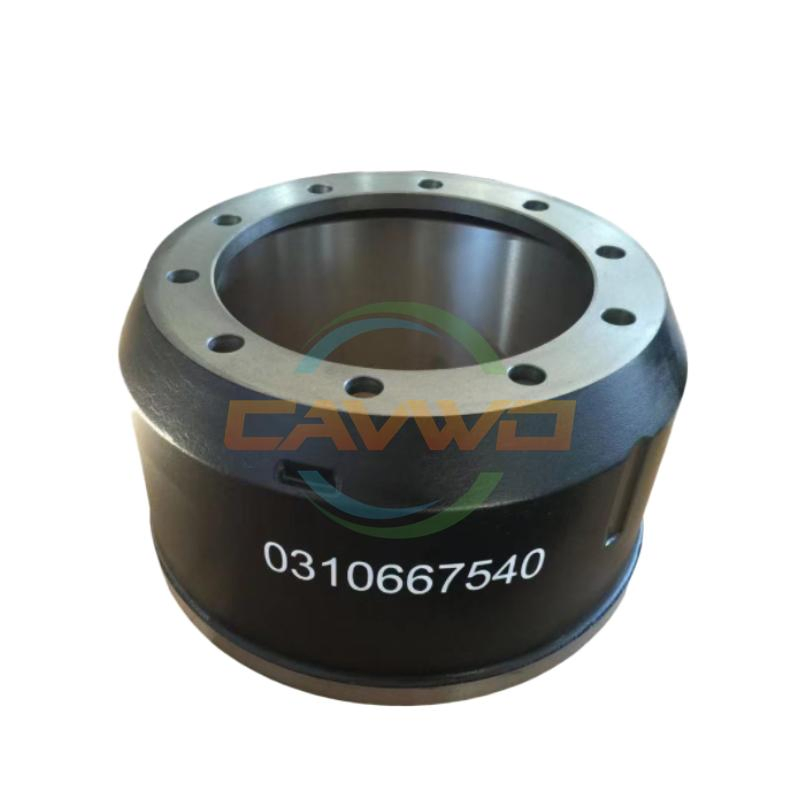 Factory Direct Auto Spare Part Brake Drum for Dump Truck Bus
