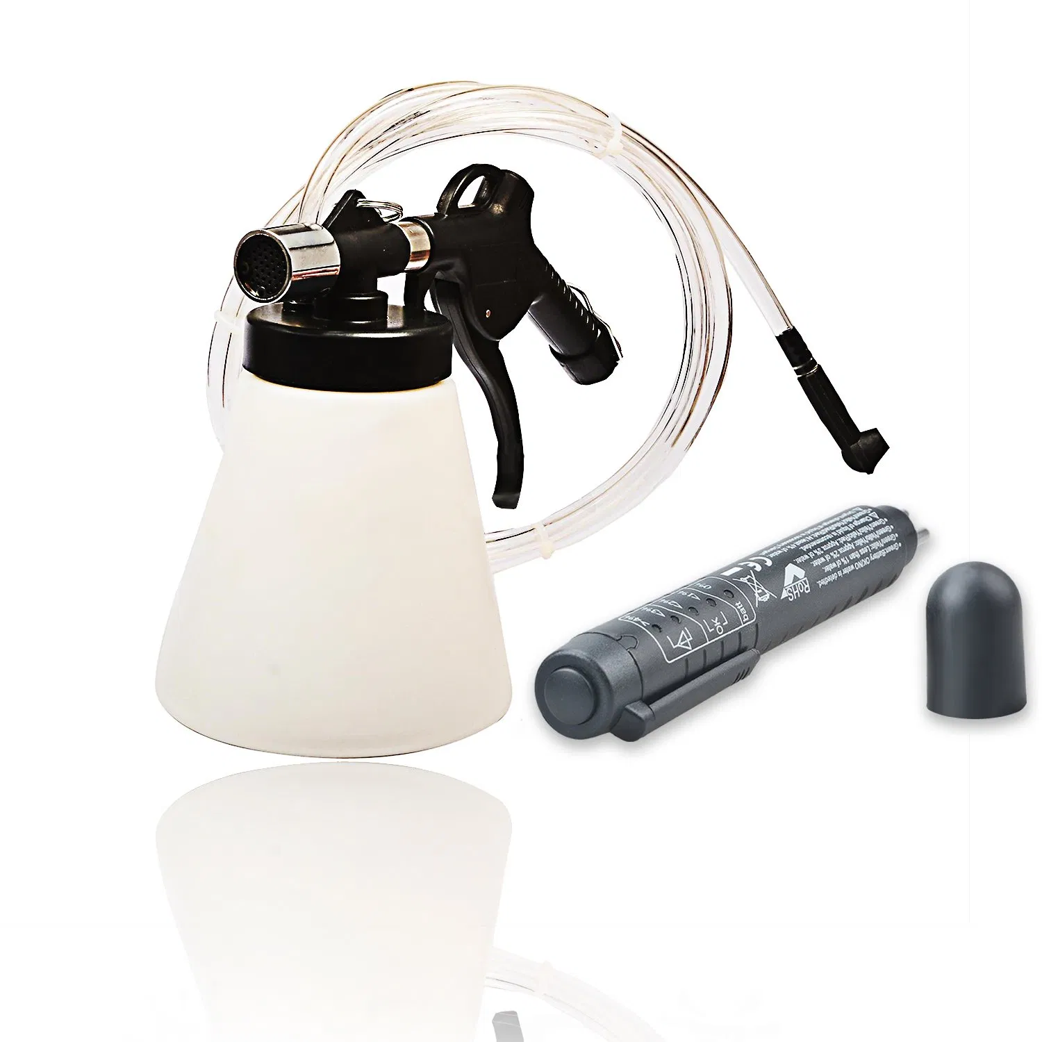 Pneumatic Brake Fluid Bleeder Bleeding Tool with Fluid Oil Tester Pen