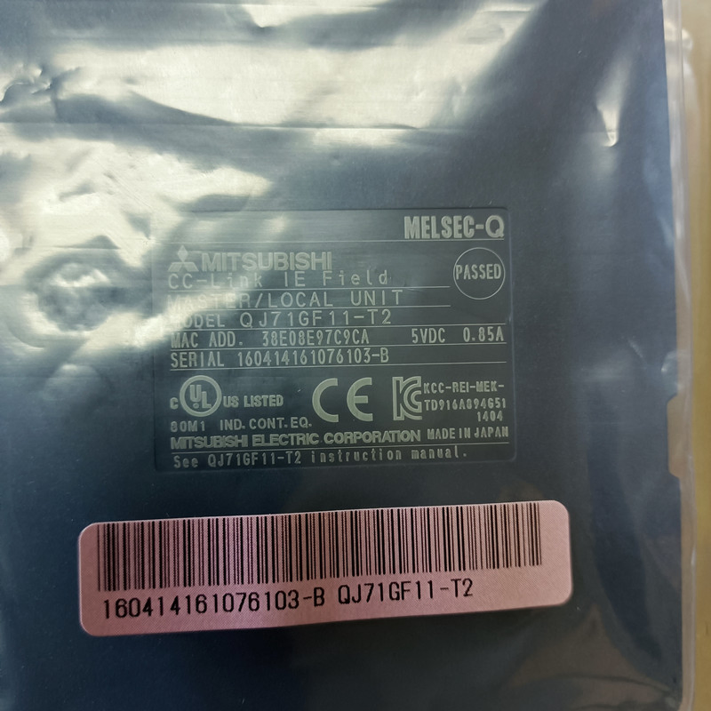 Mitsubishi Series PLC Module Qj71GF11-T2 Cc-Link Ie Field Network Master Station/Local Station Module