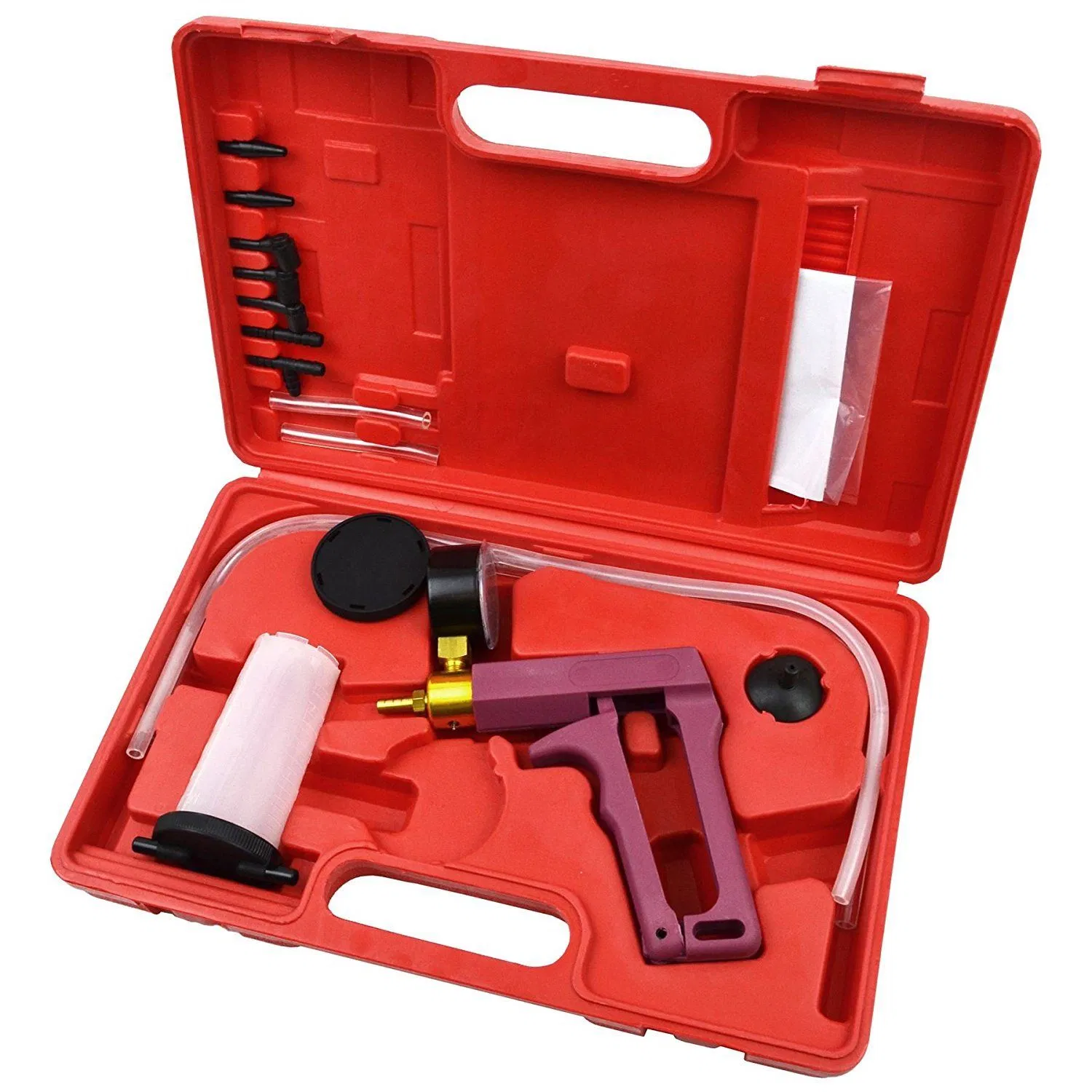 15PCS Brake Fluid Bleeder Tool Vacuum Pump Tester Kit