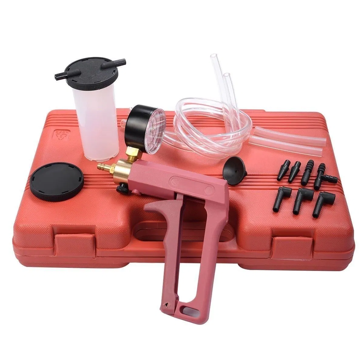 15PCS Brake Fluid Bleeder Tool Vacuum Pump Tester Kit