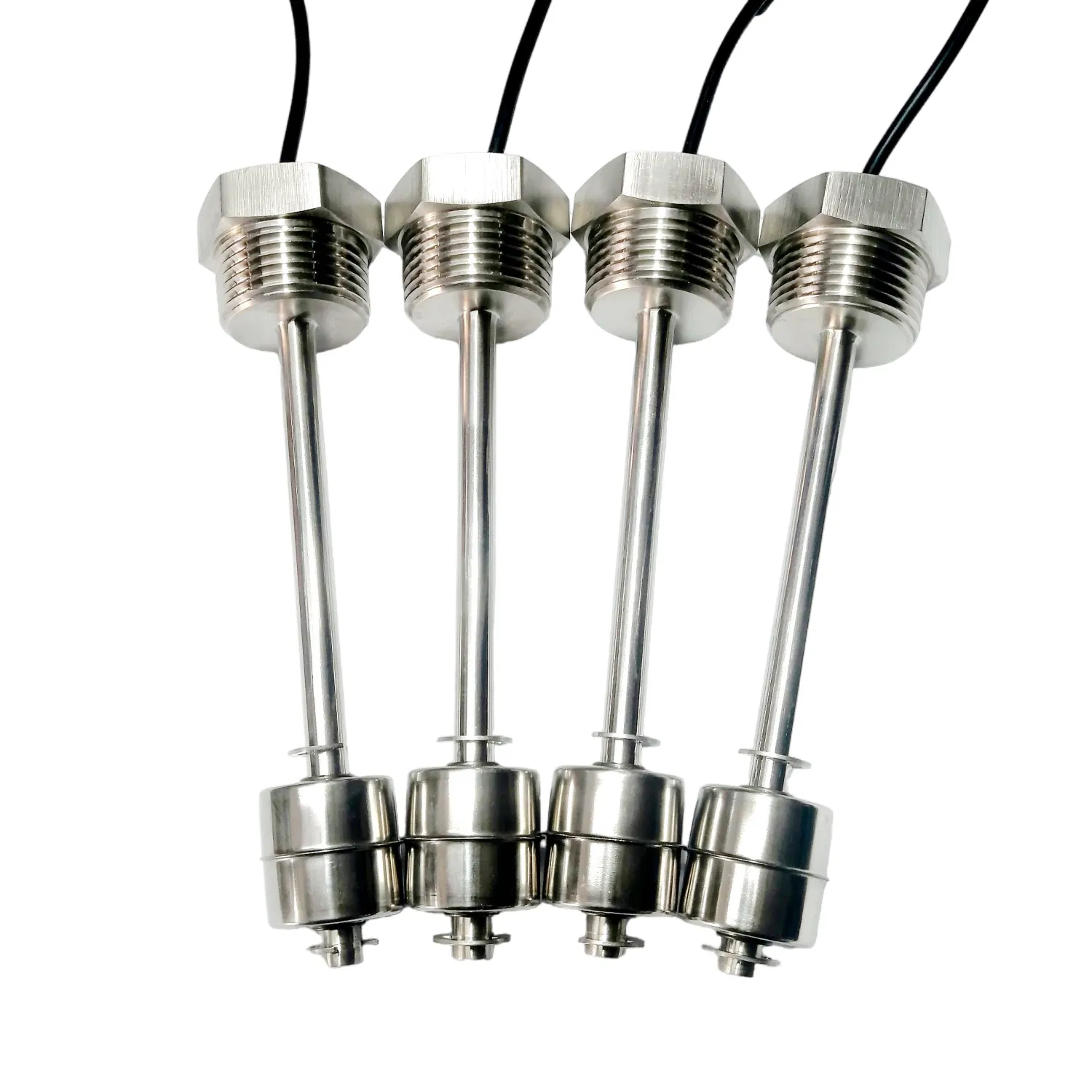 NPT 1" Thread Stainless Steel 304/316 Liquid Water Fuel Oil Diesel Detergent Coolant Brake Fluid Tank Low High Alarm NBR Float Buzzer Level Switch