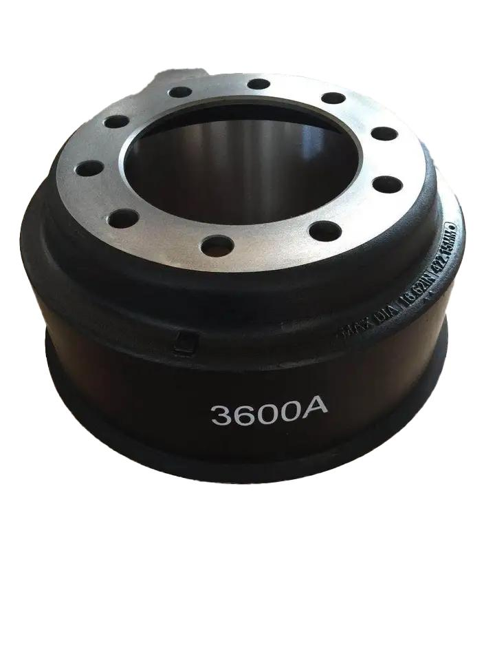 Casting Auto Semi Trailer Parts 3600 3600A 3600ax Rear Truck Brake Drum