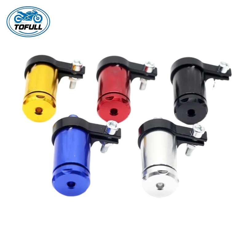 Motorcycle Accessories Rear Brake Reservoir CNC Aluminum Fluid Tank Oil Cup for Universal