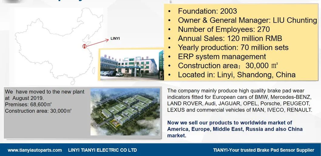Brake Pad Alarm Wear Sensor
