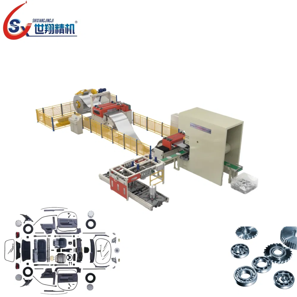 Sx1600X4.5mm Large-Scale Oscillating Blanking Line for Brake Disc Production