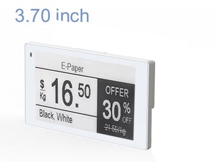 3.7" B/W E-Ink ESL Module with 2.4G SDR Wireless IP65 &amp; Custom OEM Stm32 Risk Control Critical Timing
