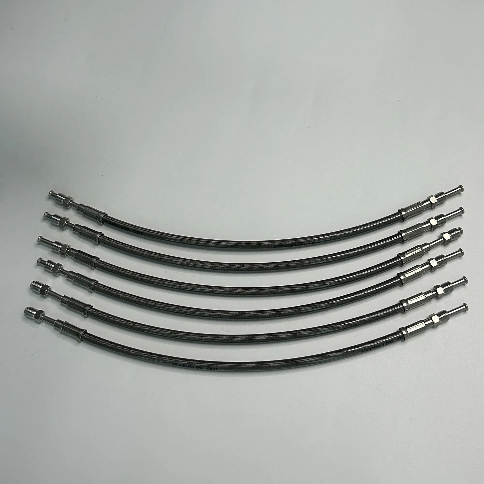 Us DOT Certified SAE J1401 Fmvss 106 High Performance Motorcycle Brake Hose Flexible Metal Braided Hydraulic Brake Line