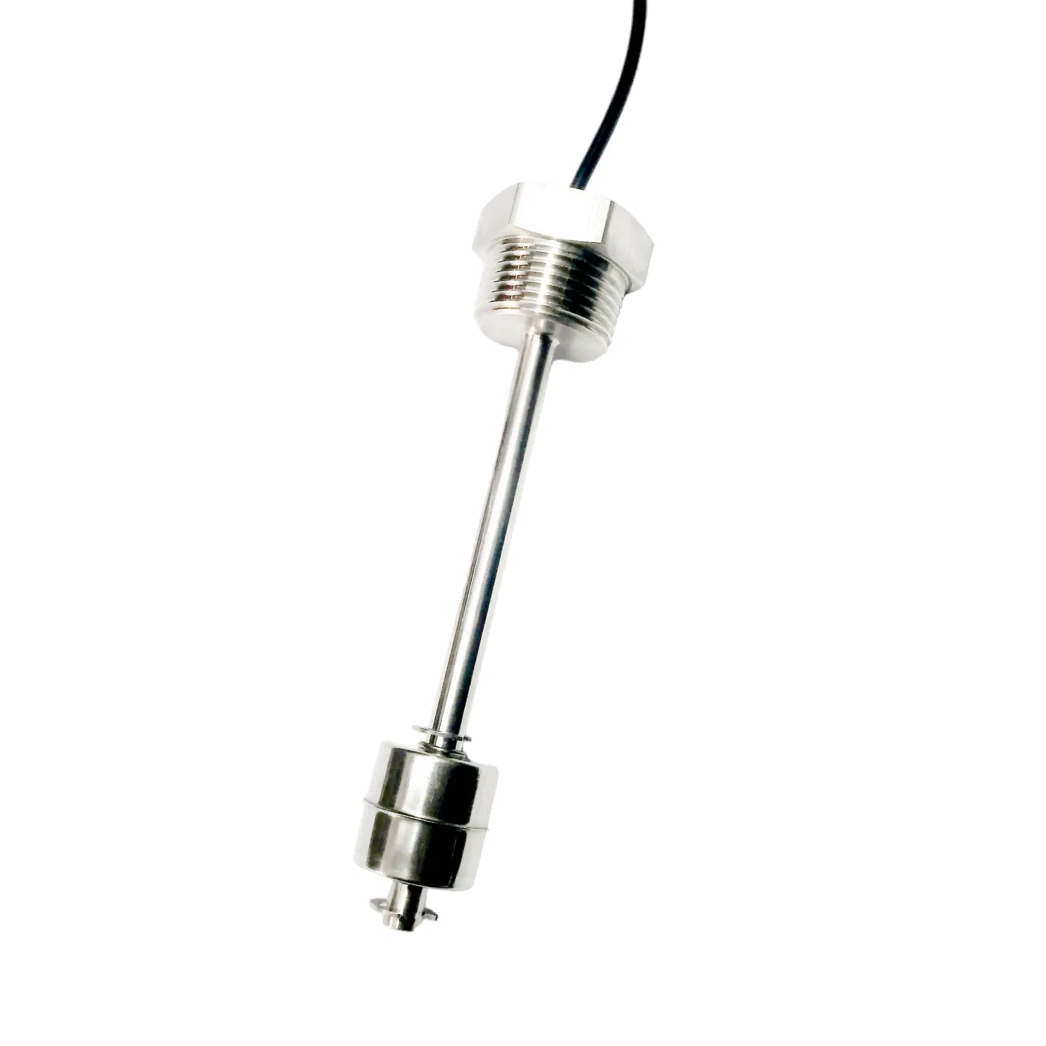 NPT 1" Thread Stainless Steel 304/316 Liquid Water Fuel Oil Diesel Detergent Coolant Brake Fluid Tank Low High Alarm NBR Float Buzzer Level Switch