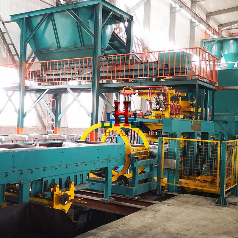 China Casting Machine Production Line Supplier Design Automatic Foundry Molding Casting Production Line for Iron Casting Brake Drum and Wheel Hub