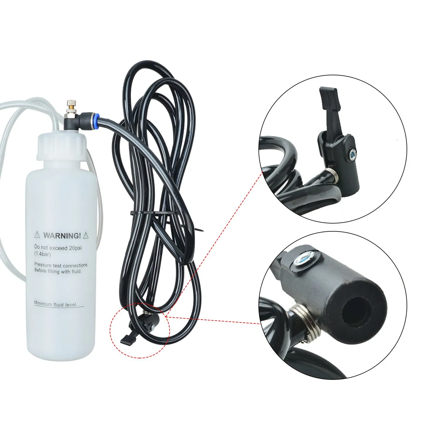 Pneumatic Vacuum Brake and Clutch Fluid Bleeder Tool