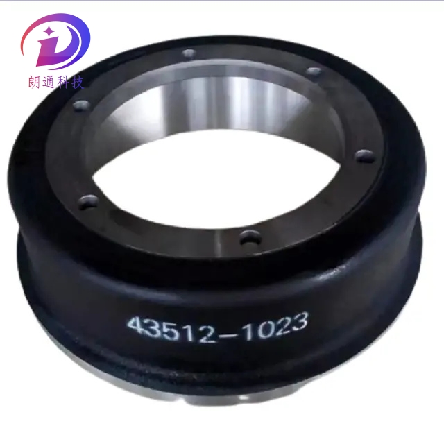 High Quality Ht250 Material Cast Iron Brake Drum for Shacman Truck OEM 43512-1023 43512-1193 43512-2240 43512-2230 43512-3331 43512-4690