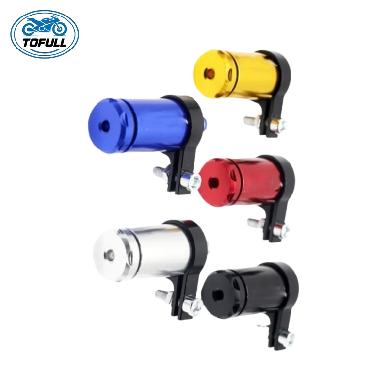 Motorcycle Accessories Rear Brake Reservoir CNC Aluminum Fluid Tank Oil Cup for Universal