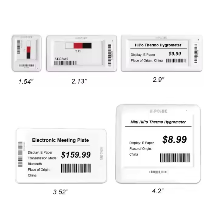3.7" B/W E-Ink ESL Module with 2.4G SDR Wireless IP65 &amp; Custom OEM Stm32 Risk Control Critical Timing
