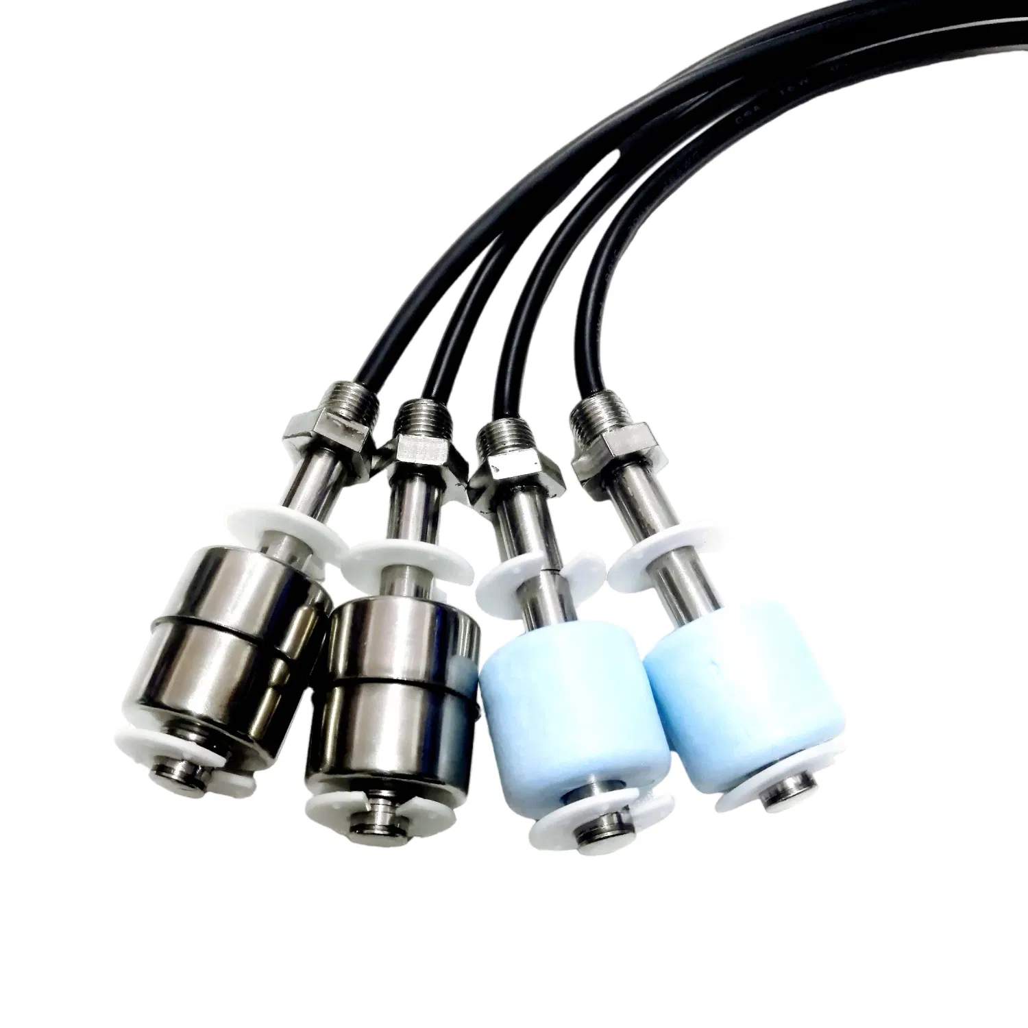 NPT 1" Thread Stainless Steel 304/316 Liquid Water Fuel Oil Diesel Detergent Coolant Brake Fluid Tank Low High Alarm NBR Float Buzzer Level Switch