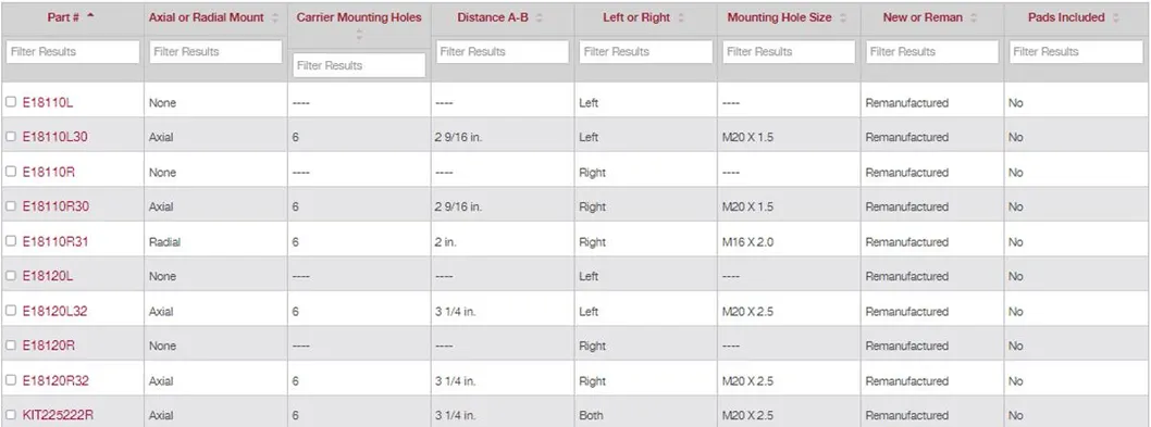 Brake Caliper Spec 2