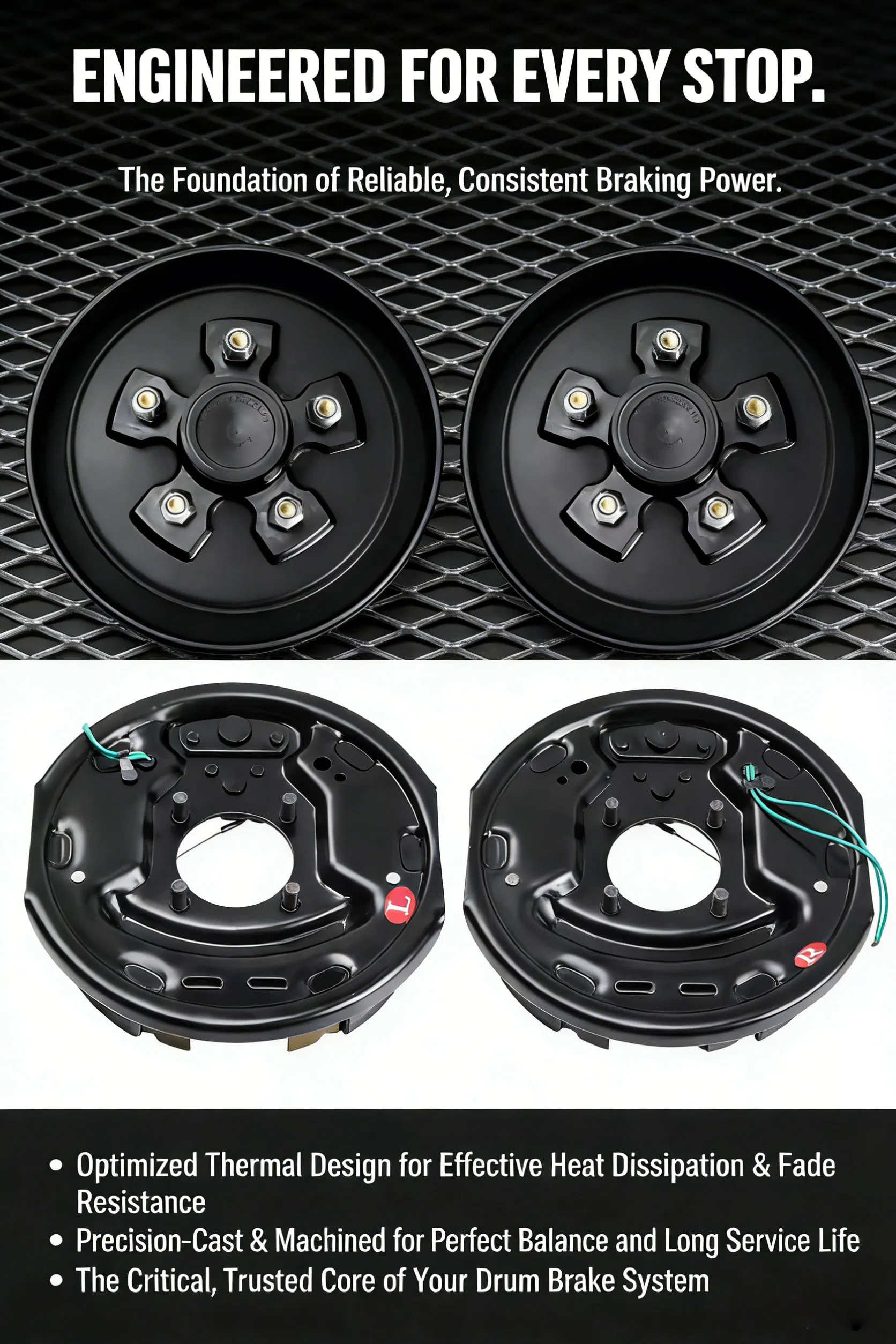 Coated Brake Drum