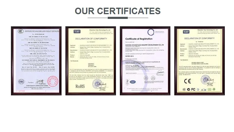Certifications