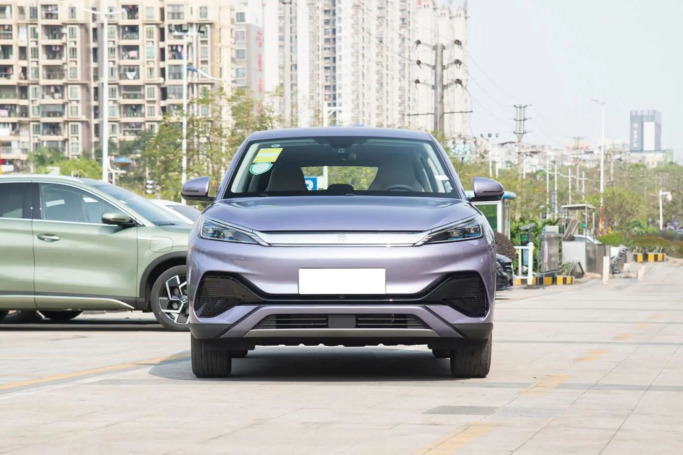 Best Hot sale byd yuan plus ev 2024 Long range Electric Energy Vehicle Rhythm Purple Appearance Supplier, Suppliers