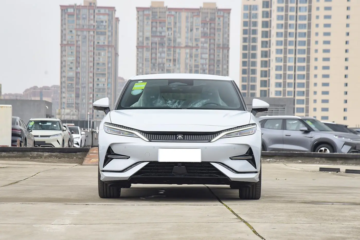 Cheap BYD SongL Electric Car New Energy Vehicle Dealership Car Haoyue White Appearance Supplier, Exporter