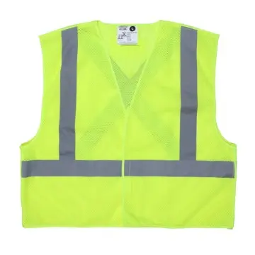 Hi-Vis Lime Safety Vest with Breakaway Design