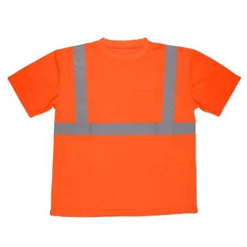 Ansi Class High-Vis 2 Mens Safety Orange T-Shirt