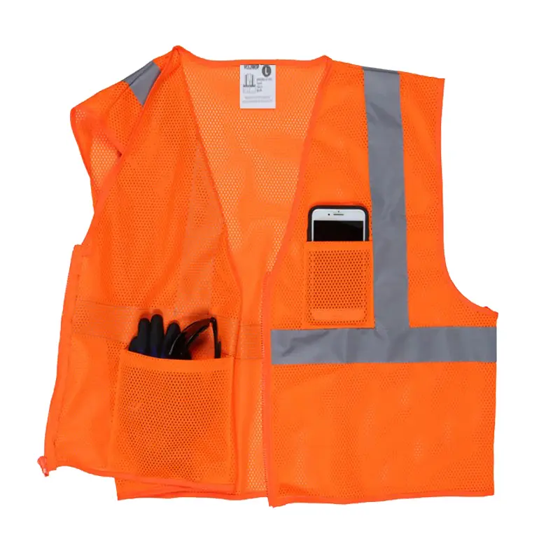 China Breathable safety vest with mesh fabric Factory, Factories