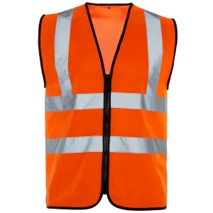 Wholesale High Visibility 100% polyester Reflective Safety Vest