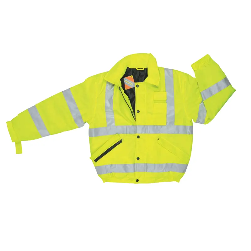 Wholesale Hi-Vis Insulated Rain Jacket Gear Bomber Jacket Supplier, Factories