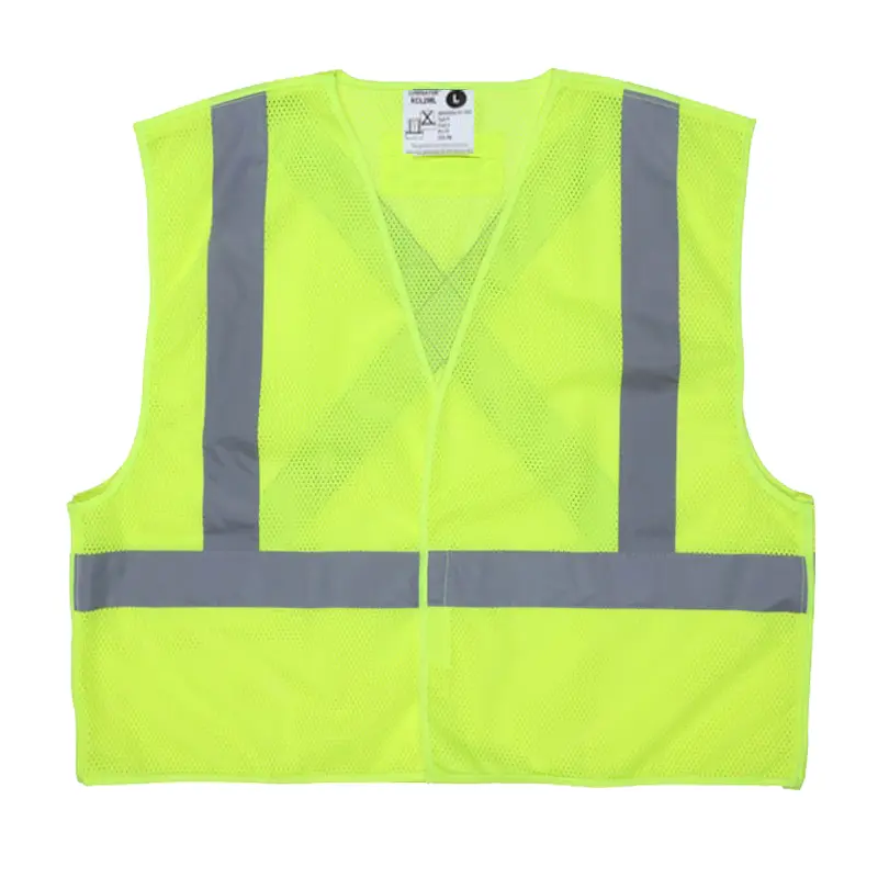 China Hi-Vis Lime Safety Vest with Breakaway Design Suppliers, Factory
