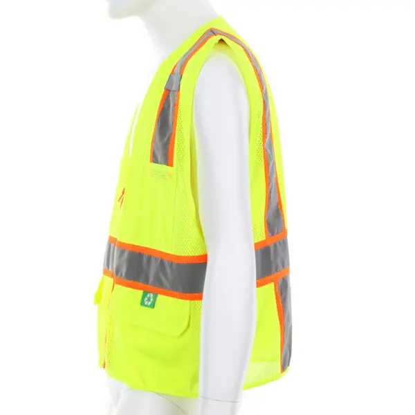 Wholesale Environmentally Friendly Hi-Vis Reflective Recycled Safety Vest Supplier, Factories