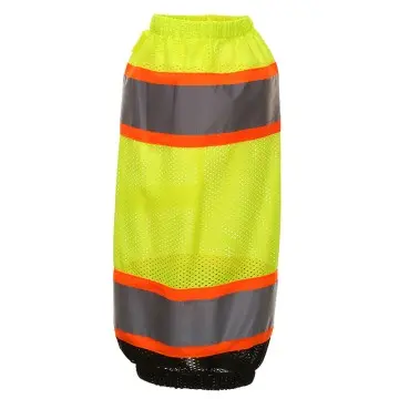 High-Visibility Solid Waterproof Leg Gaiters Yellow/Green