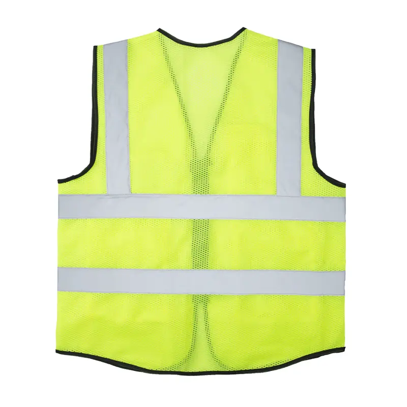Wholesale High Visibility Reflective Safety Vest with Pockets Sliver Strip for Men and Women Suppliers, Factories