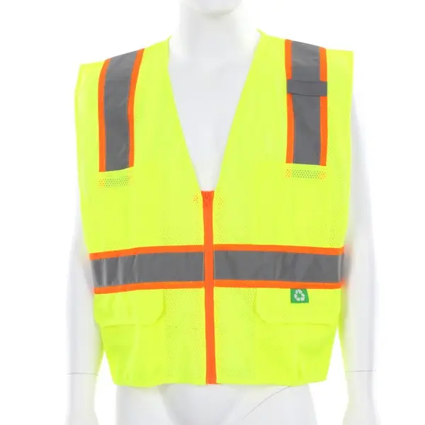 Wholesale Environmentally Friendly Hi-Vis Reflective Recycled Safety Vest Supplier, Factories