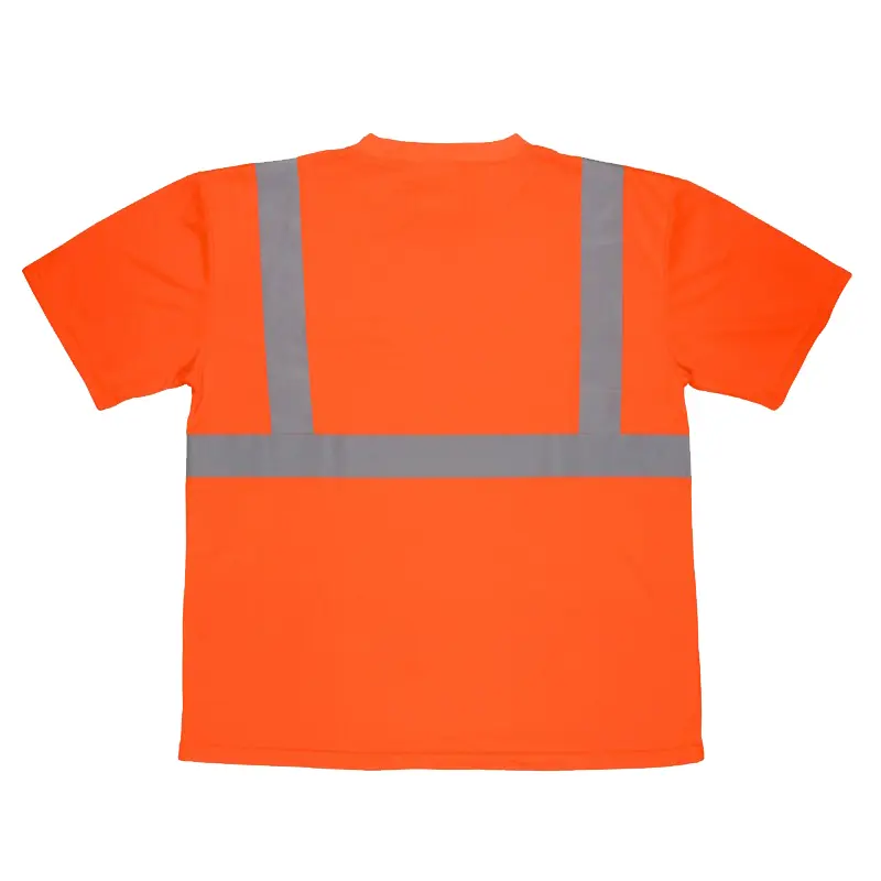China Ansi Class High-Vis 2 Mens Safety Orange T-Shirt Suppliers, Factory