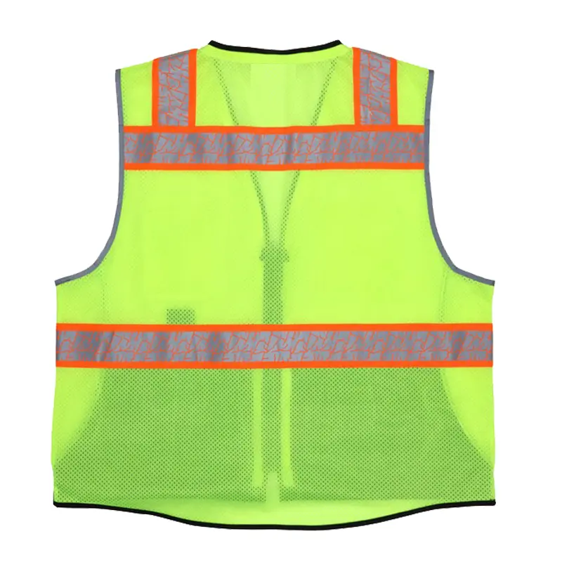 Wholesale Hi-Vis Reflective Zippered surveyor vest with 6 pockets Supplier, Factory