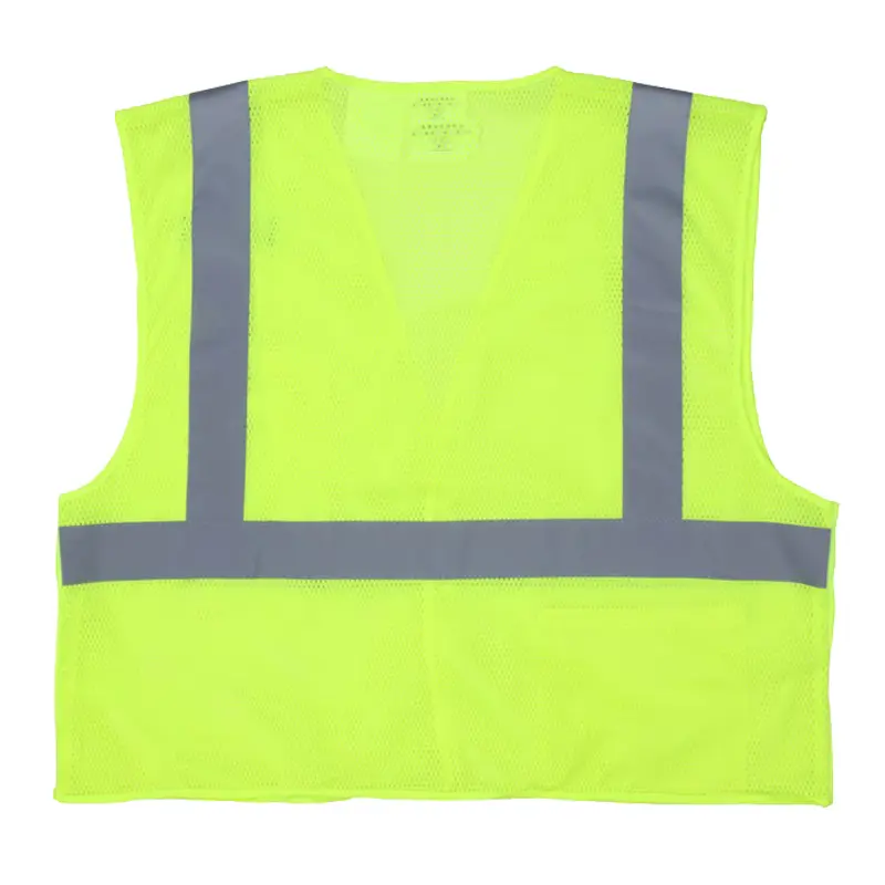 China Hi-Vis Reflective Lime Safety Vest Breakaway Design with Hook and Loop Closures Suppliers, Factories