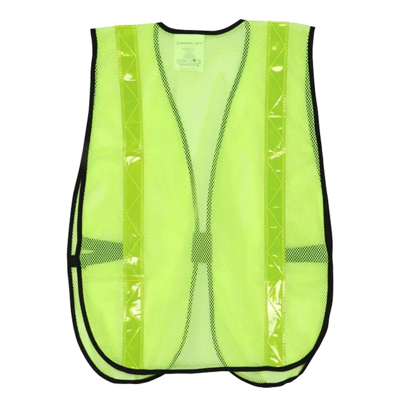Wholesale Florescent Lime Mesh Safety Vest Light Weight Polyester Mesh Fabric Manufacturers, Factories