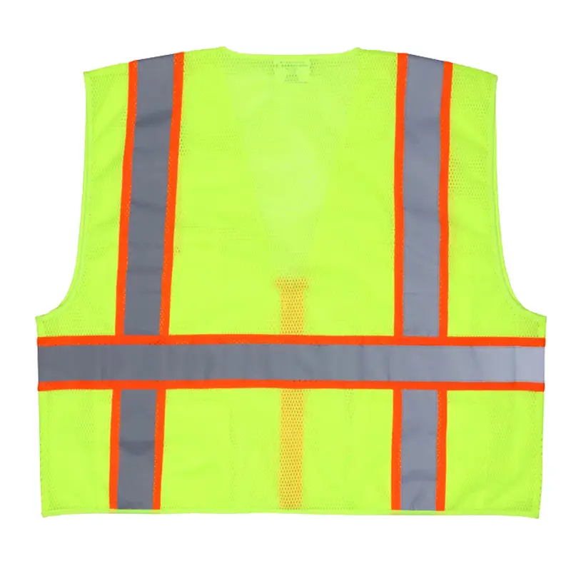 Wholesale Hi-Vis Reflective Lime Safety Vest ANSI/ISEA 107 2020 Type R Class 2Mesh Fabric Manufacturers, Suppliers