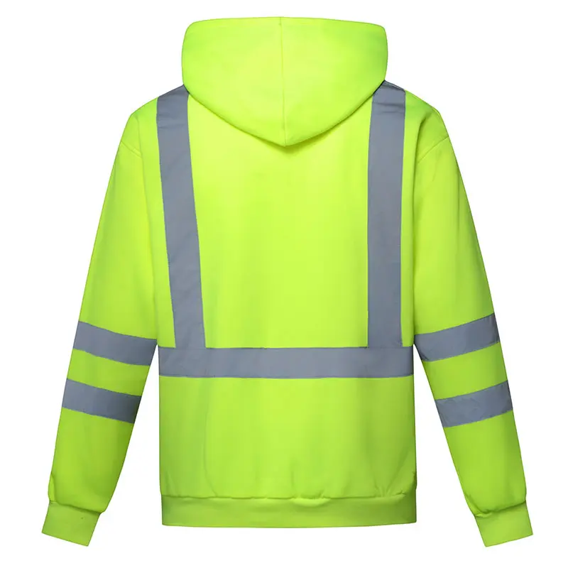 Wholesale Hi Vis Reflective  Class  3 100% Poly Thermal-Lined Hooded Sweatshirt Supplier, Factories