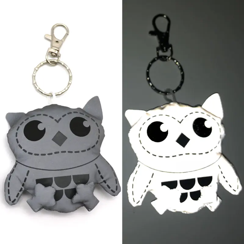 Wholesale Hi Vis Reflex Reflective owl Key chain Supplier, Factories